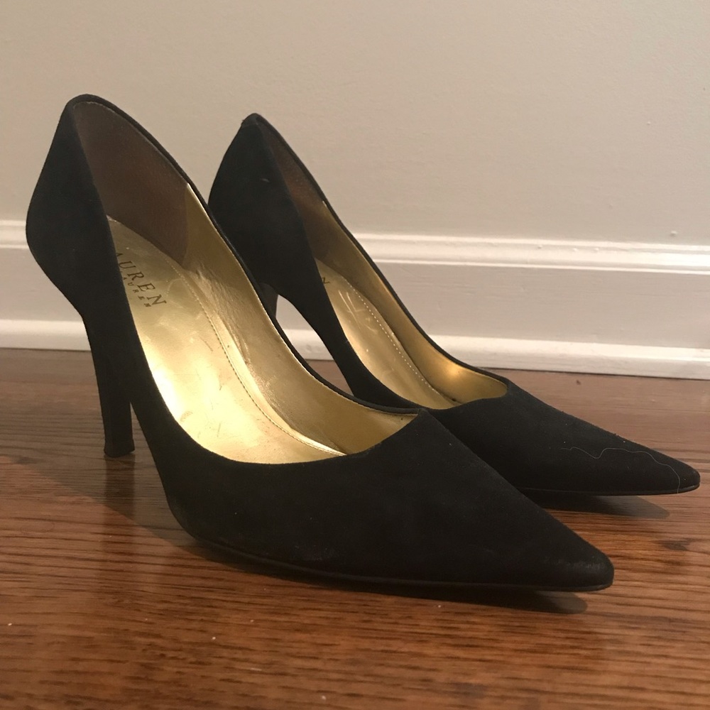 Ralph Lauren Suede Pumps